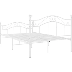 vidaXL Camas Y Accesorios-Estructura de cama sin colchón metal 120x200 cm