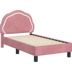 vidaXL Camas Y Accesorios-Estructura de cama para niños pequeños con cabecera