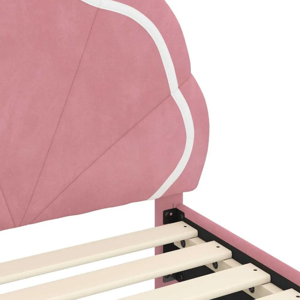 vidaXL Camas Y Accesorios-Estructura de cama para niños pequeños con cabecera