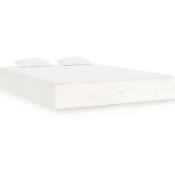 vidaXL Camas Y Accesorios-Estructura de cama sin colchón madera maciza 200x200 cm