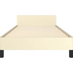 vidaXL Camas Y Accesorios-Estructura de cama con cabecero sin colchón 80x200 cm