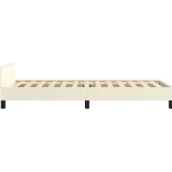 vidaXL Camas Y Accesorios-Estructura de cama con cabecero sin colchón 80x200 cm