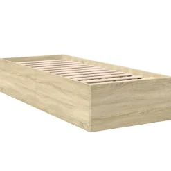 vidaXL Camas Y Accesorios-Estructura de cama sin colchón madera 75x190 cm
