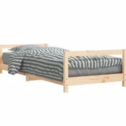 vidaXL Estructura de cama para niños madera maciza de pino 80x200 cm Natural Outlet