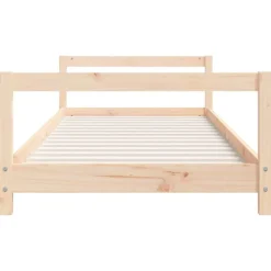 vidaXL Estructura de cama para niños madera maciza de pino 80x200 cm Natural Outlet