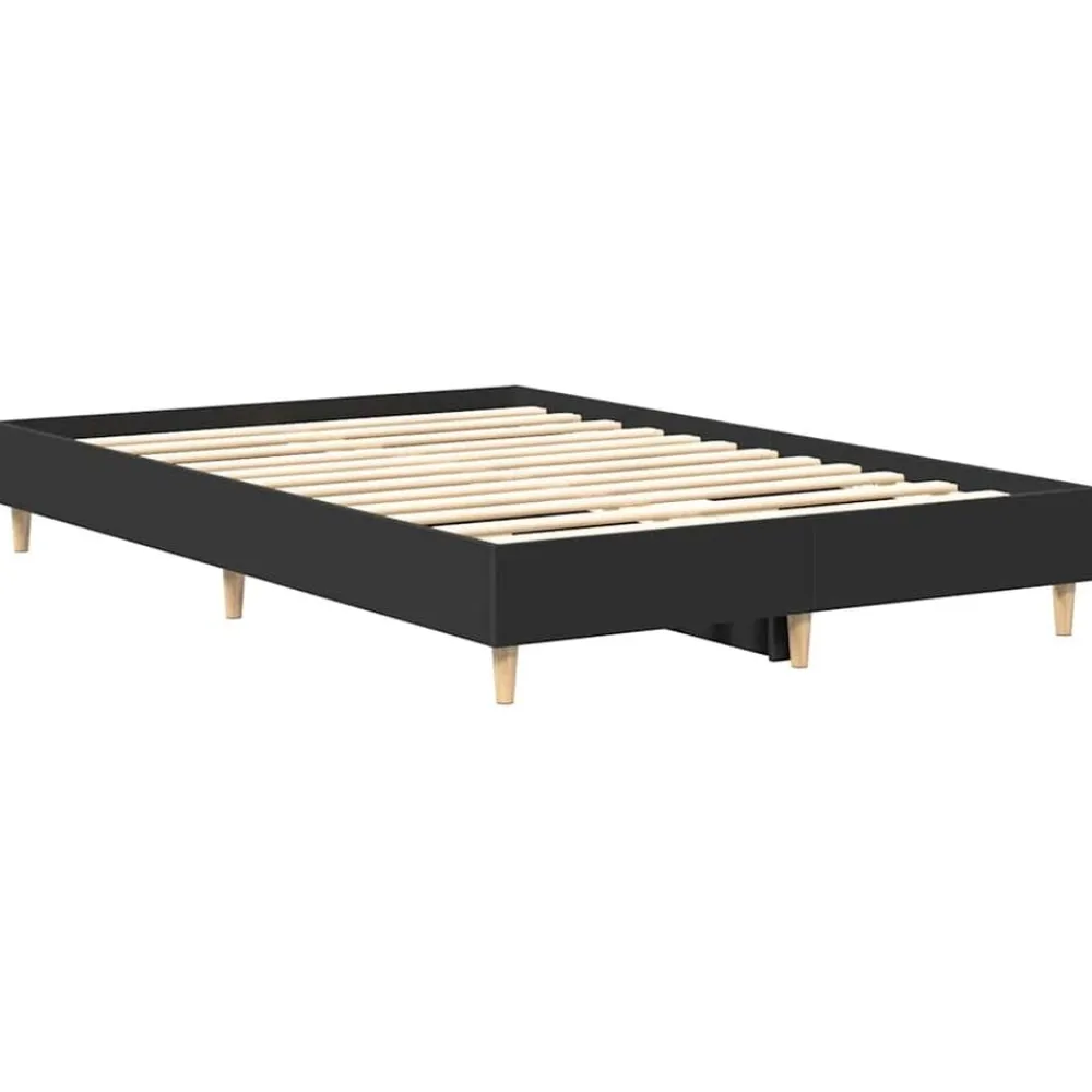 vidaXL Estructura de cama sin colchón negra 120x200 cm Negro Best