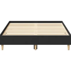 vidaXL Estructura de cama sin colchón negra 120x200 cm Negro Best