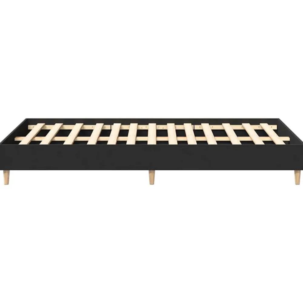 vidaXL Estructura de cama sin colchón negra 120x200 cm Negro Best