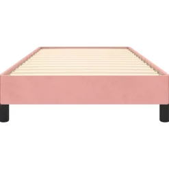 vidaXL Estructura de cama sin colchón terciopelo 80x200 cm Rosa New