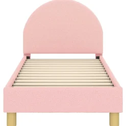 vidaXL Estructura de cama para niños pequeños con cabecera Rosa Outlet