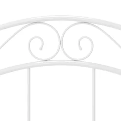 vidaXL Camas Y Accesorios-Estructura de cama sin colchón metal 90x200 cm