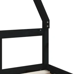 vidaXL Estructura de cama para niños madera de pino 80x200 cm Negro Hot