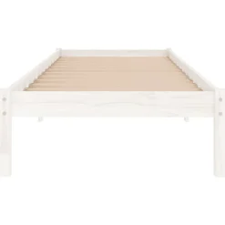 vidaXL Camas Y Accesorios-Estructura de cama individual pequeña sin colchón madera