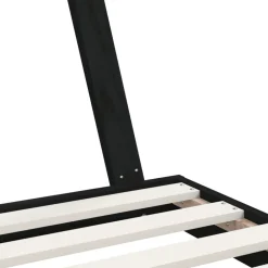 vidaXL Estructura de cama para niños madera de pino 80x160 cm Negro Outlet