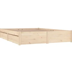 vidaXL Camas Y Accesorios-Estructura de cama con cajones 140x190 cm