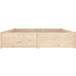 vidaXL Camas Y Accesorios-Estructura de cama con cajones 140x190 cm