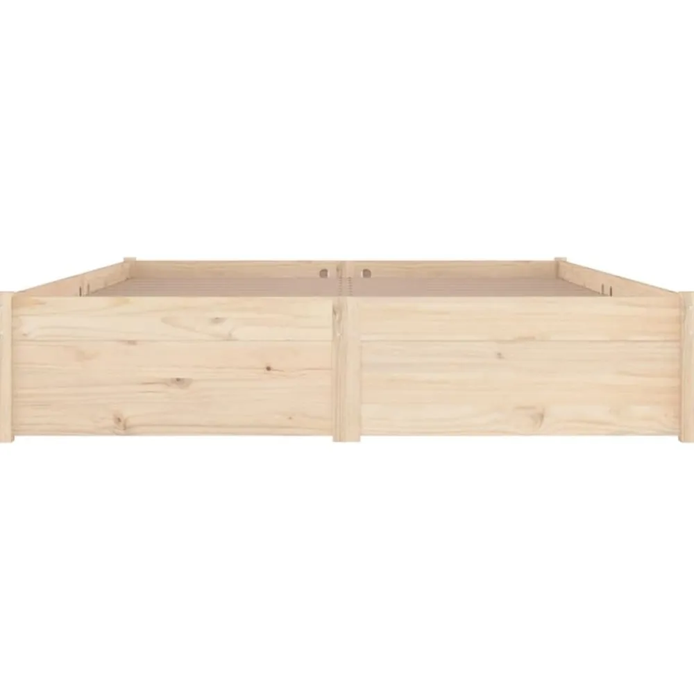 vidaXL Camas Y Accesorios-Estructura de cama con cajones 140x190 cm