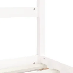 vidaXL Estructura de cama para niños madera de pino 90x200 cm Blanco Discount