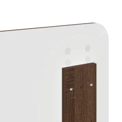 vidaXL Estructura de cama con cajón Roble marrón 200 x 200 cm Roble marr&oacute;n Outlet