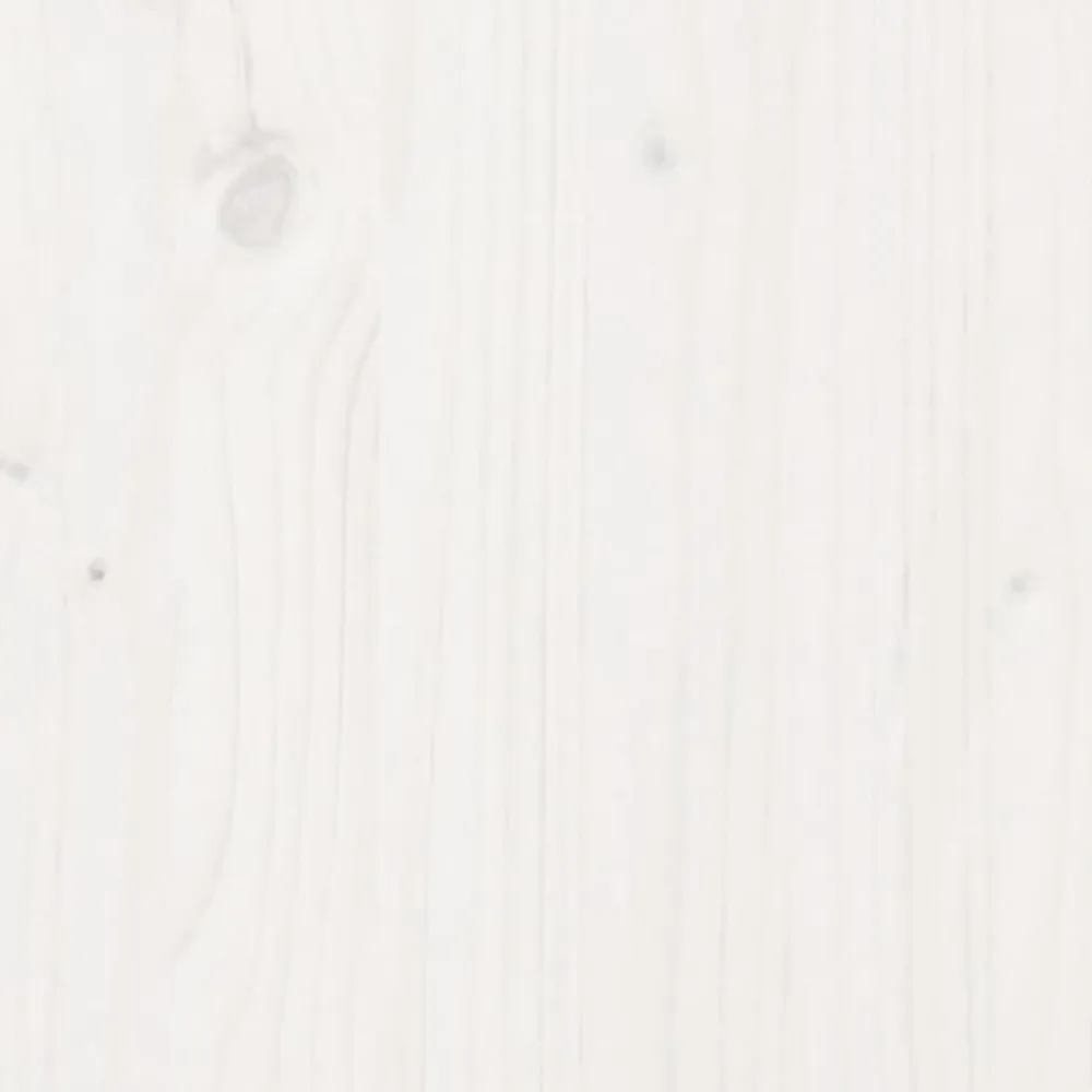 vidaXL Estructura de cama sin colchón madera de pino blanca 90x200 cm Blanco Best