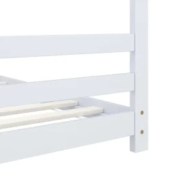 Niños vidaXL Mobiliario Para Bebés Y Niños Pequeños-Estructura de cama infantil madera maciza pino 70x140 cm