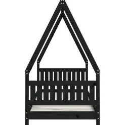 Niños vidaXL Mobiliario Para Bebés Y Niños Pequeños-Estructura de cama para niños madera de pino 80x200 cm