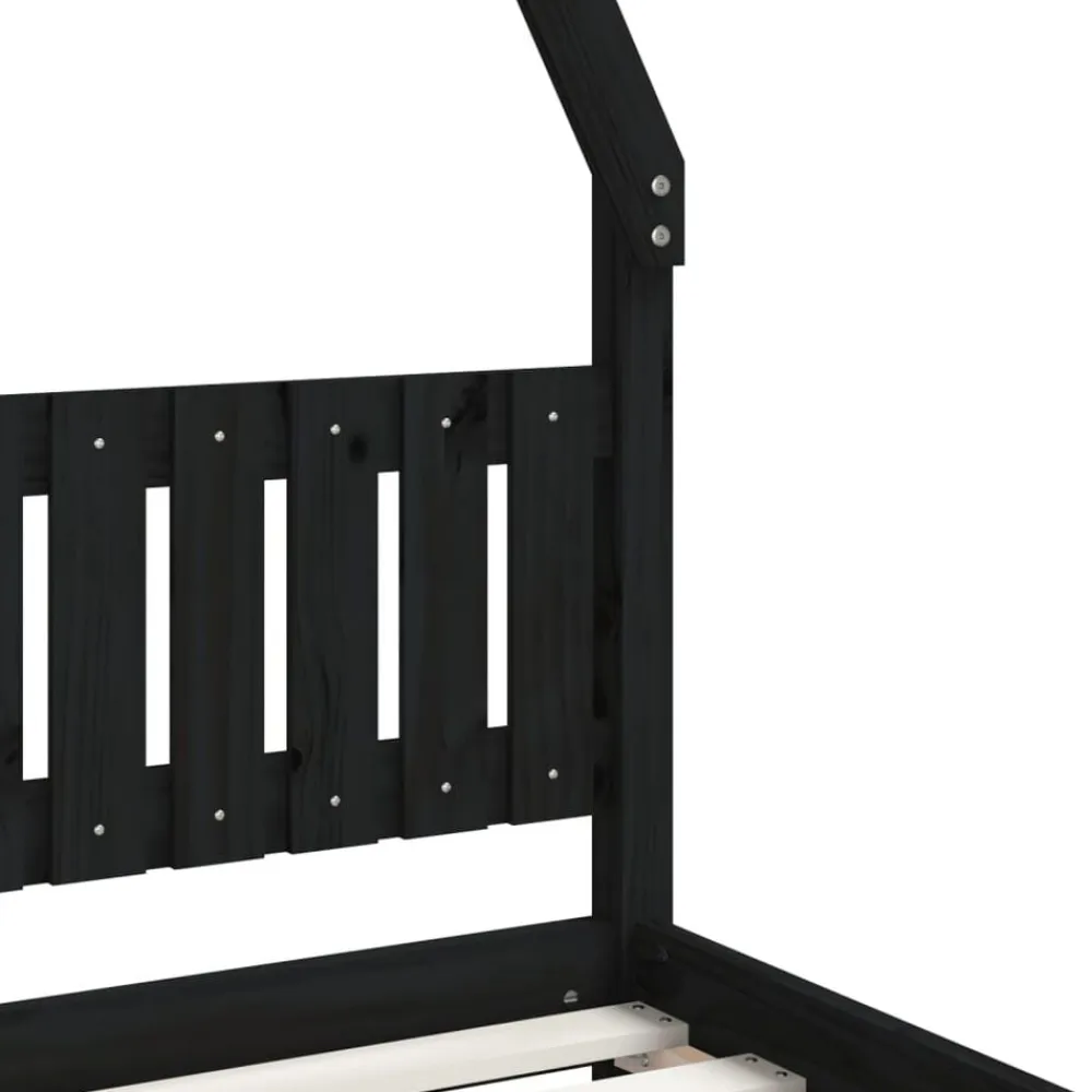 Niños vidaXL Mobiliario Para Bebés Y Niños Pequeños-Estructura de cama para niños madera de pino 80x200 cm