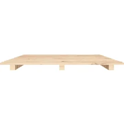 vidaXL Camas Y Accesorios-Estructura de cama madera maciza de pino 100x200 cm