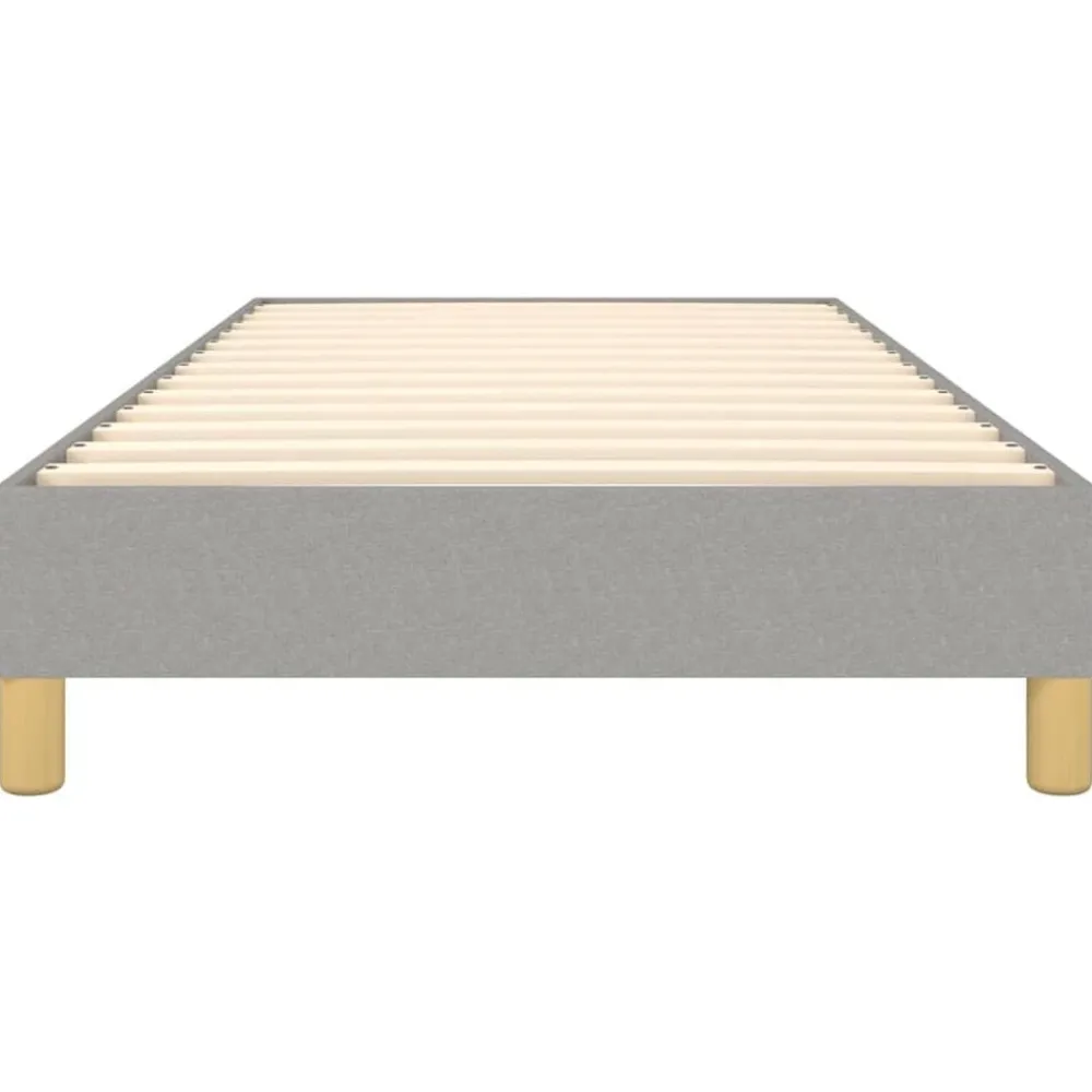 vidaXL Camas Y Accesorios-Estructura de cama con somier tela 80x200 cm