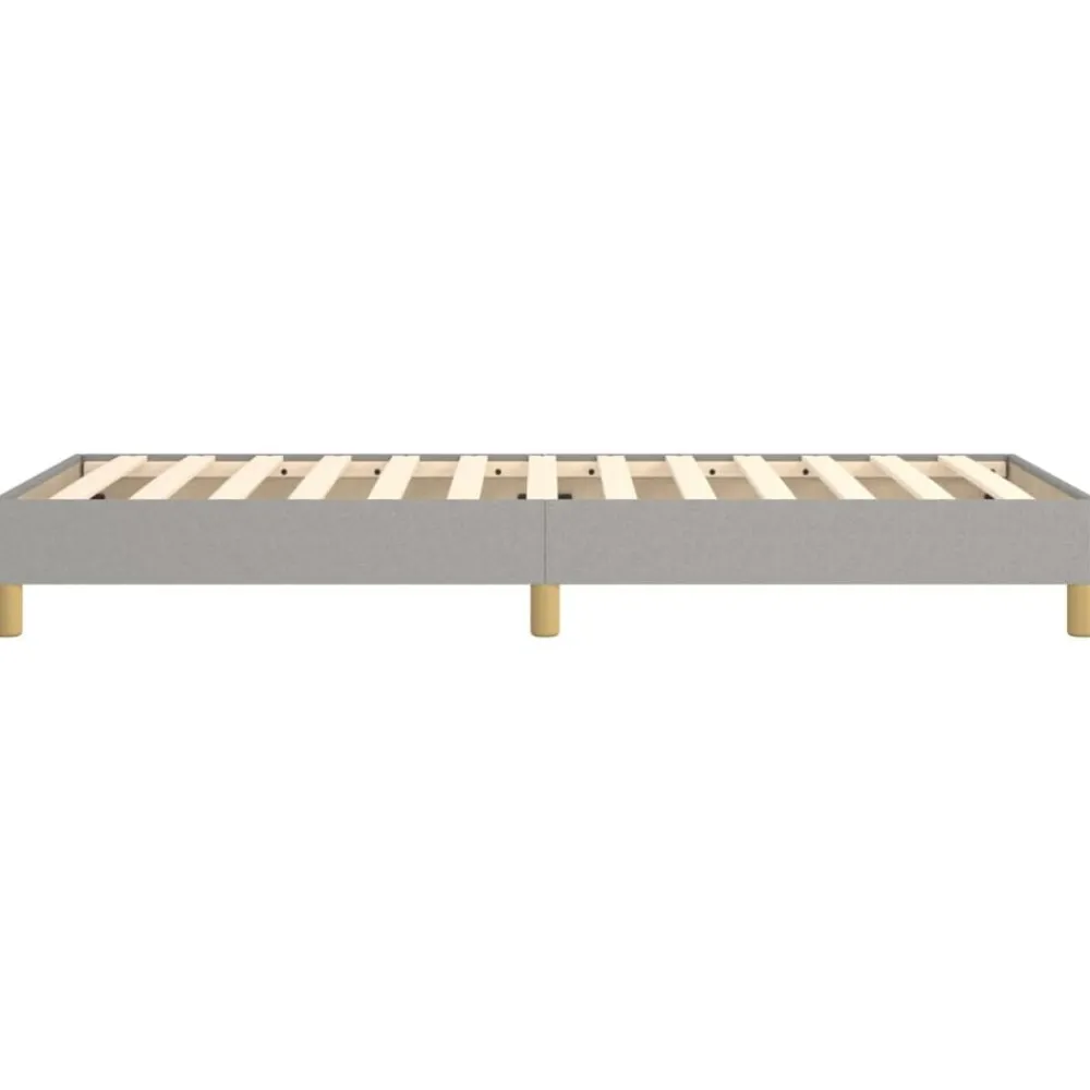 vidaXL Camas Y Accesorios-Estructura de cama con somier tela 80x200 cm