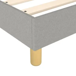 vidaXL Camas Y Accesorios-Estructura de cama con somier tela 80x200 cm