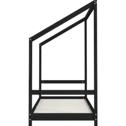 Niños vidaXL Mobiliario Para Bebés Y Niños Pequeños-Estructura de cama para niños madera pino 2x(80x200) cm