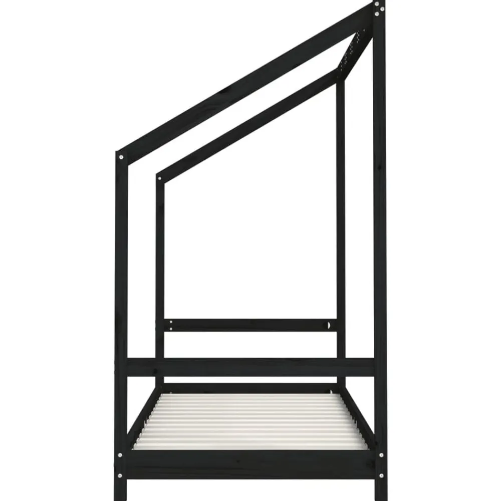Niños vidaXL Mobiliario Para Bebés Y Niños Pequeños-Estructura de cama para niños madera pino 2x(80x200) cm