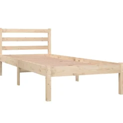 vidaXL Camas Y Accesorios-Estructura de cama individual sin colchón 75x190 cm