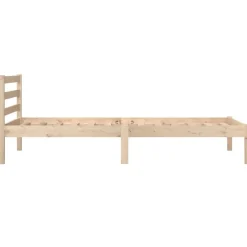 vidaXL Camas Y Accesorios-Estructura de cama individual sin colchón 75x190 cm