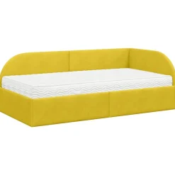 vidaXL Conjuntos De Muebles-Estructura de Cama Esquina con Colchón Manual 2 pcs