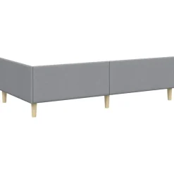 vidaXL Estructura de cama en esquina 80 x 200 cm tela Gris claro Online