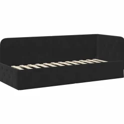 vidaXL Estructura de cama en esquina 80 x 200 cm Terciopelo Negro Online