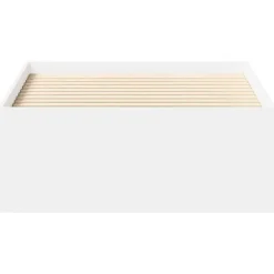 vidaXL Camas Y Accesorios-Estructura de cama blanca 90x200 cm