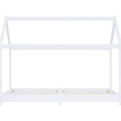 Niños vidaXL Mobiliario Para Bebés Y Niños Pequeños-Estructura de cama infantil madera maciza pino 70x140 cm