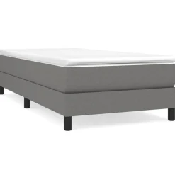 vidaXL Camas Y Accesorios-Estructura de cama con somier tela 80x200 cm