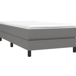 vidaXL Camas Y Accesorios-Estructura de cama con somier tela 80x200 cm