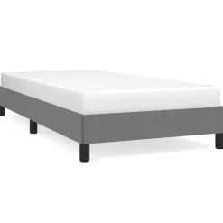 vidaXL Estructura de cama sin colchón tela 80x200 cm Gris oscuro Sale