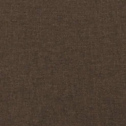vidaXL Camas Y Accesorios-Estructura de cama sin colchón tela marrón oscuro 80x200 cm