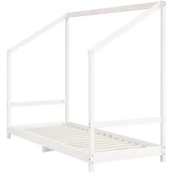 Niños vidaXL Mobiliario Para Bebés Y Niños Pequeños-Estructura de cama para niños madera de pino 80x200 cm