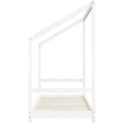 Niños vidaXL Mobiliario Para Bebés Y Niños Pequeños-Estructura de cama para niños madera de pino 80x200 cm