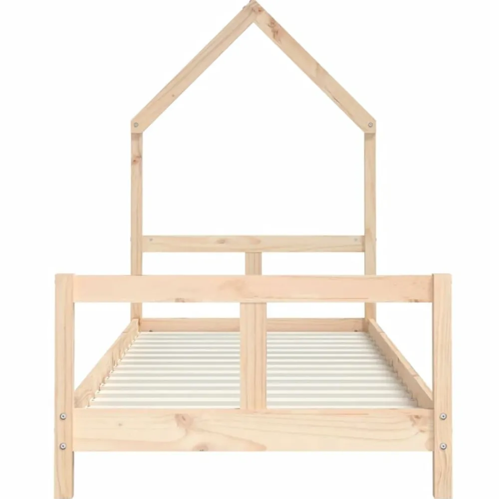 vidaXL Estructura de cama para niños madera maciza de pino 80x200 cm Natural Sale