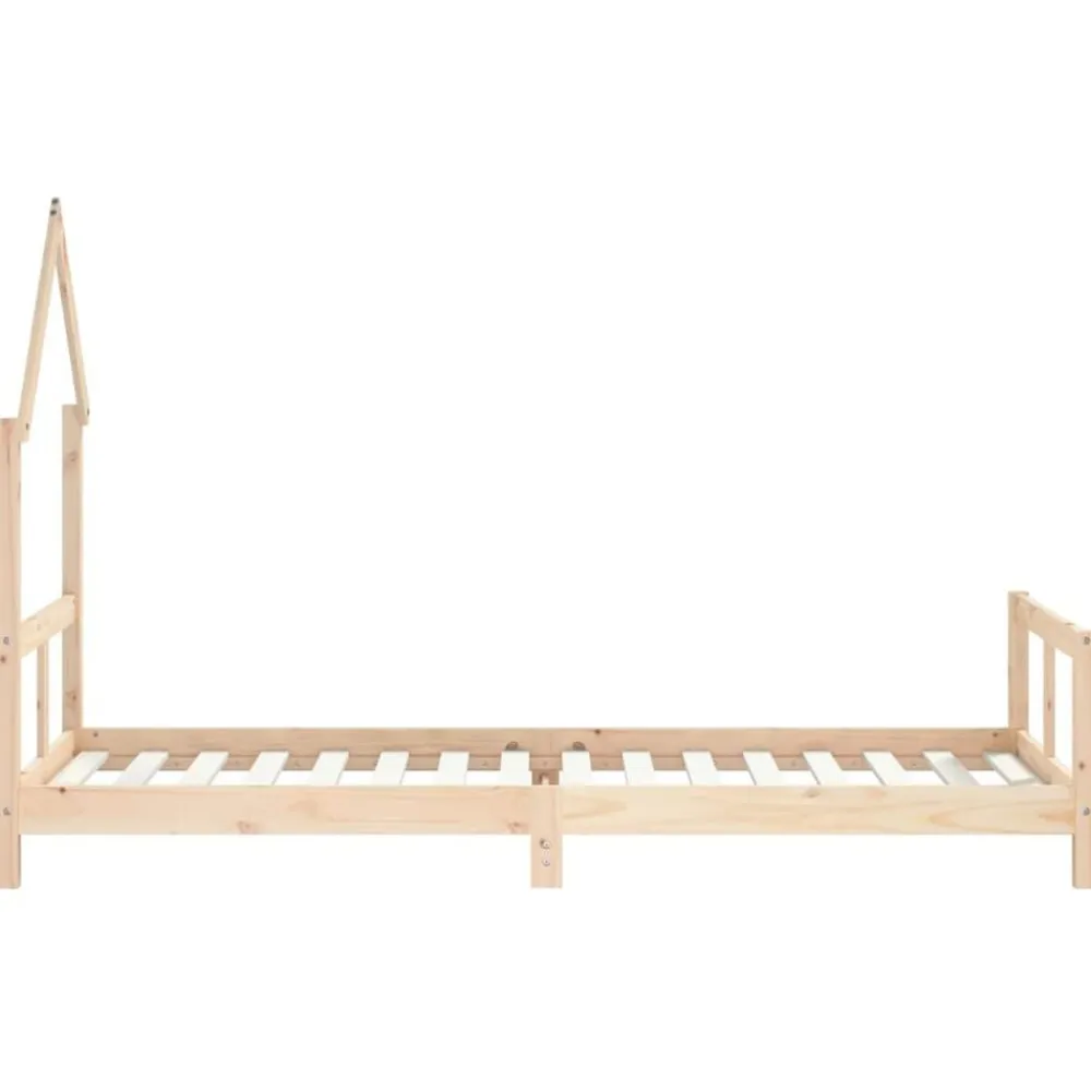 vidaXL Estructura de cama para niños madera maciza de pino 80x200 cm Natural Sale
