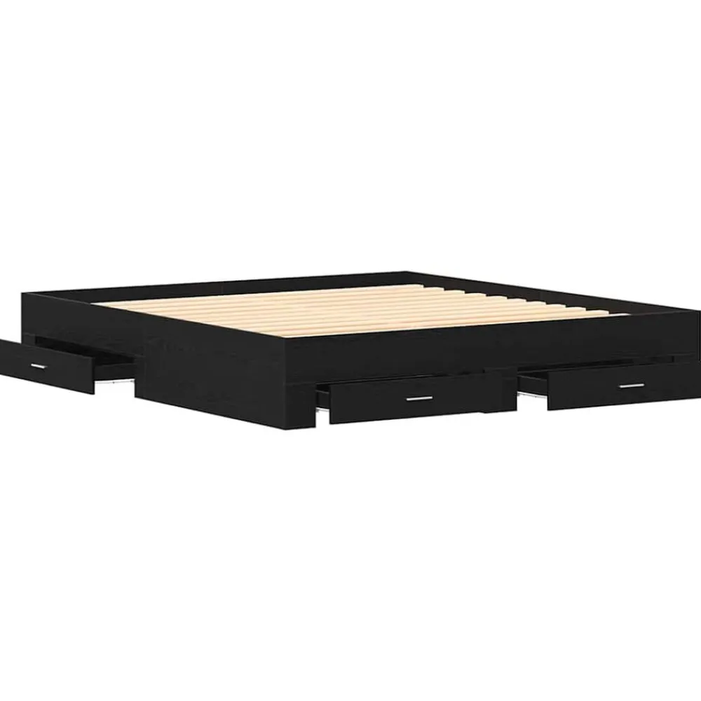 vidaXL Camas Y Accesorios-Estructura de cama con cajón 180 x 200 cm