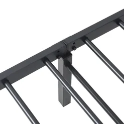 vidaXL Camas Y Accesorios-Estructura de cama sin colchón plegable acero 75x190 cm